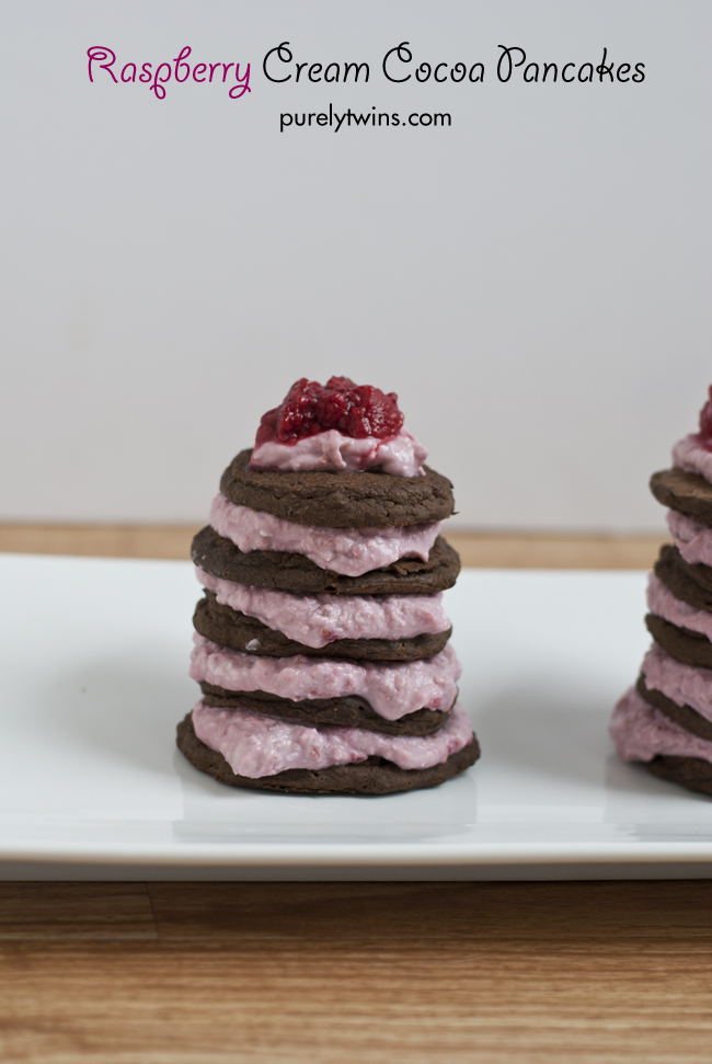 raspberry cream chocolate pancakes grain free hemp protein purelytwins