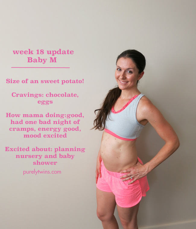 week 18 pregnancy update baby size of sweet potato purelytwins
