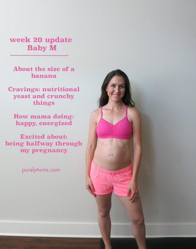 week 20 pregnancy update halfway through purelytwins
