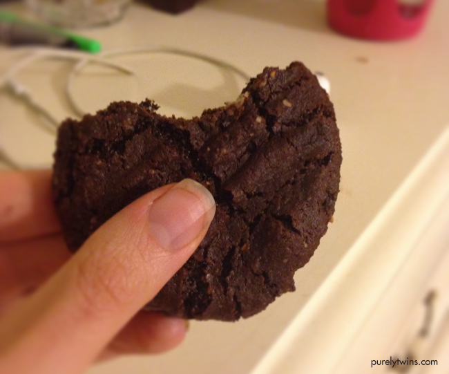 chocolate nut chewy cookie
