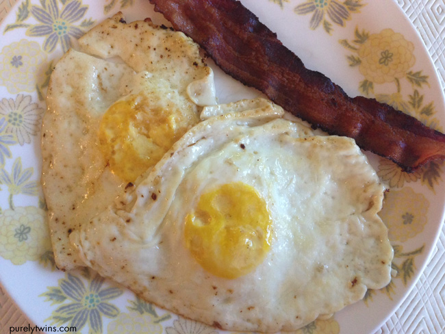 eggs bacon