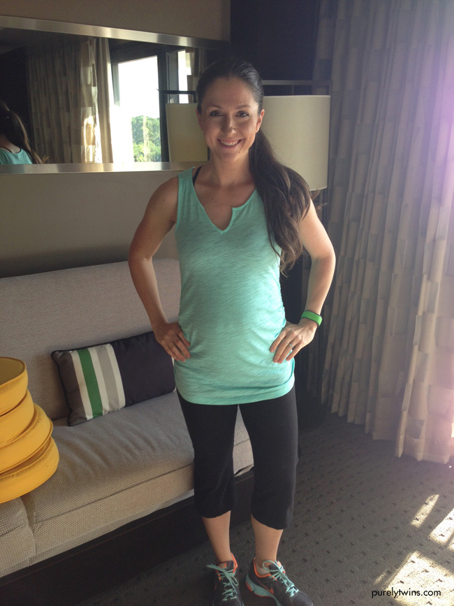 lori staying fit while pregnant