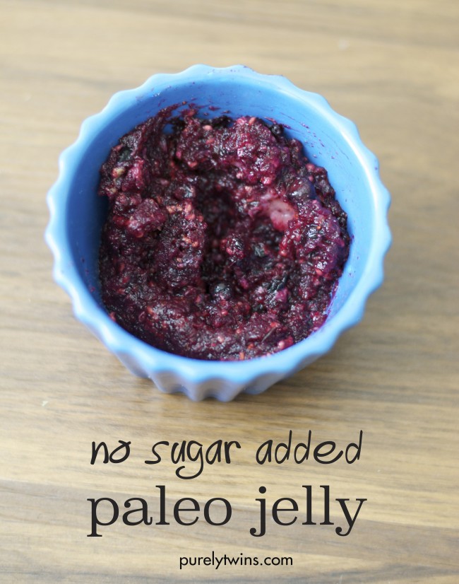 no sugar added paleo berry jelly with gelatin