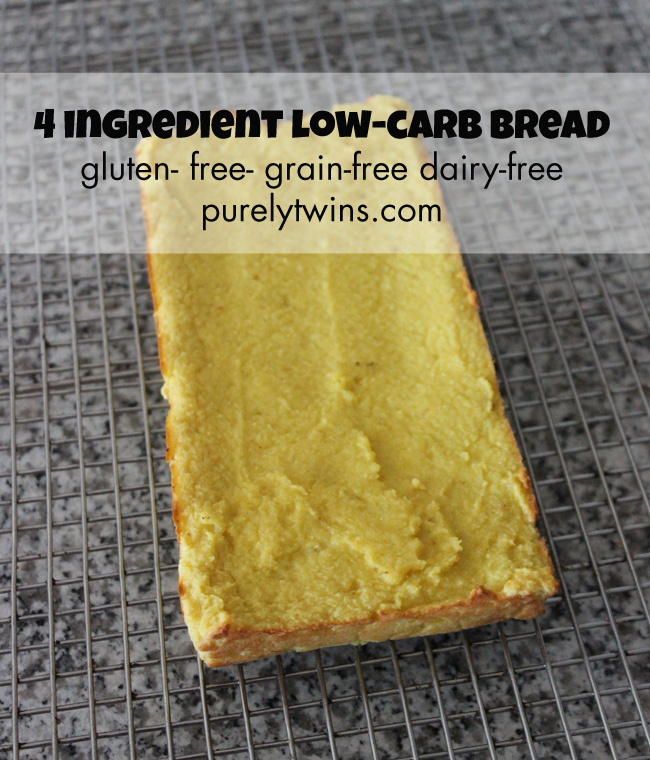 4 ingredient low carb bread made with coconut flour gelatin parsnips coconut oil