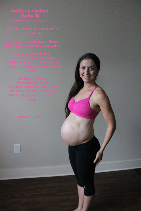 33 weeks pregnancy update bump purelytwins