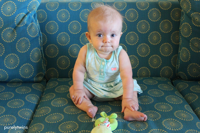 My first child turning 8 months old. Giving a monthly update on blog. Life as a new mom. #purelytwins #newmom