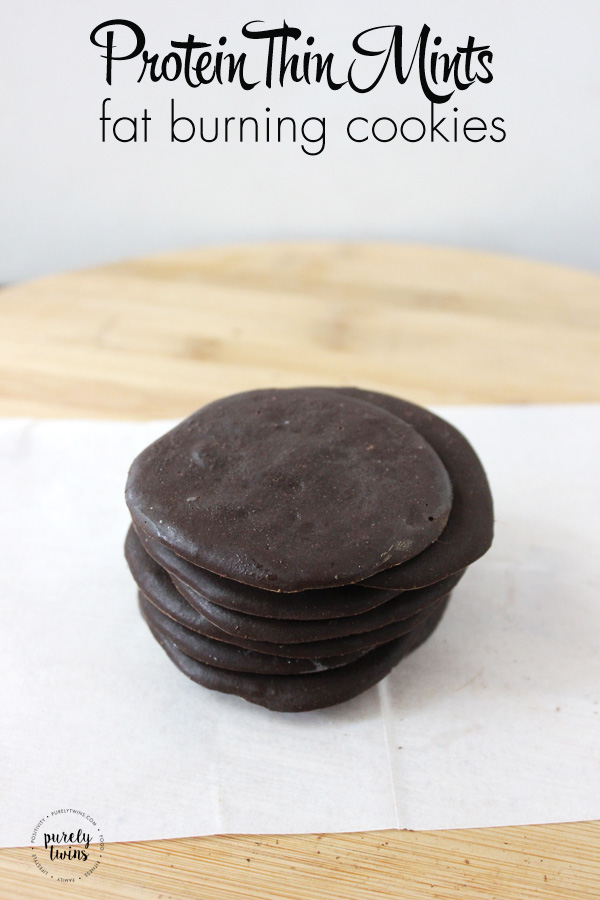 Fat burning chocolate cookies. Protein thin mint low sugar cookies. 