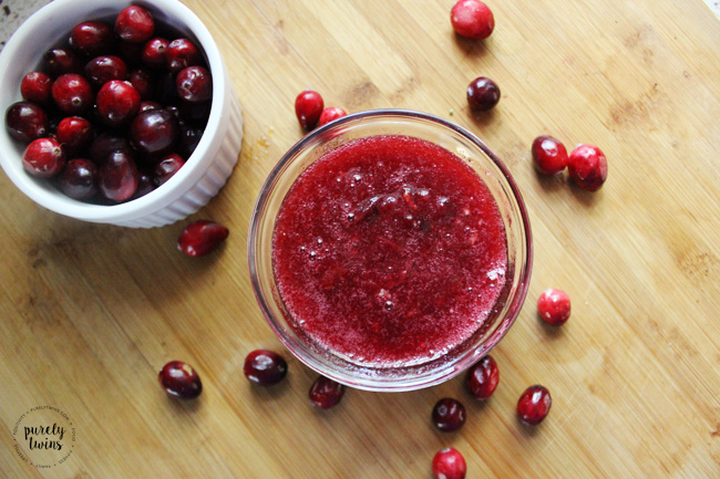 Low sugar cranberry jam recipe.
