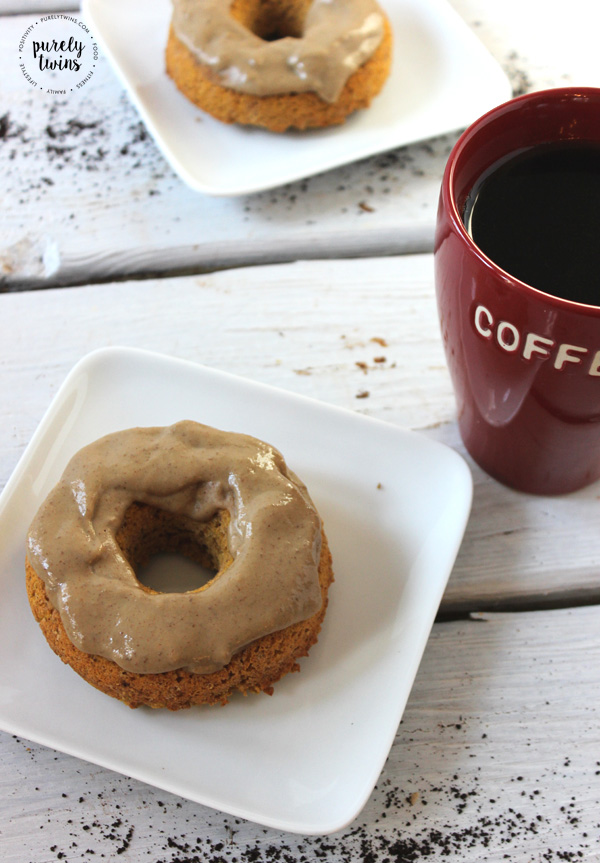 Pumpkin Spice Latte Donuts: The best baked gluten-free donut recipe you will ever make.