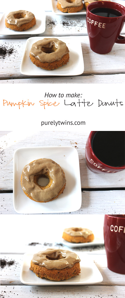 Pumpkin Spice Latte Donuts: The best baked donut recipe you will ever make. You're going to love how delicious this perfect morning donut recipe is!