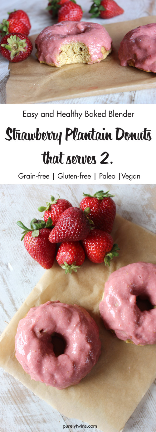 Healthy Gluten Free Strawberries BLENDER Baked Donuts. Healthy Donuts to enjoy all year long. These gluten-free and grain-free baked donuts are super easy to make and great for kids to enjoy for breakfast or as a snack. Real food recipe. You won't miss the fried version with these unbelievably delicious baked donuts.