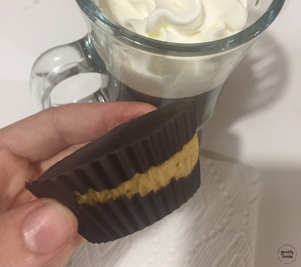 Dessert time with the twins Irish coffee and pumpkin chocolate cups