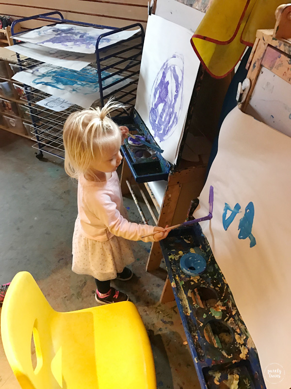 Toddler painting