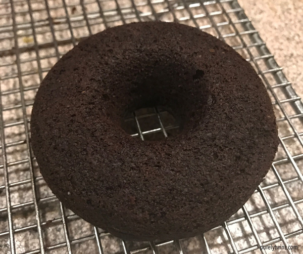 Chocolate paleo plantain protein donut
