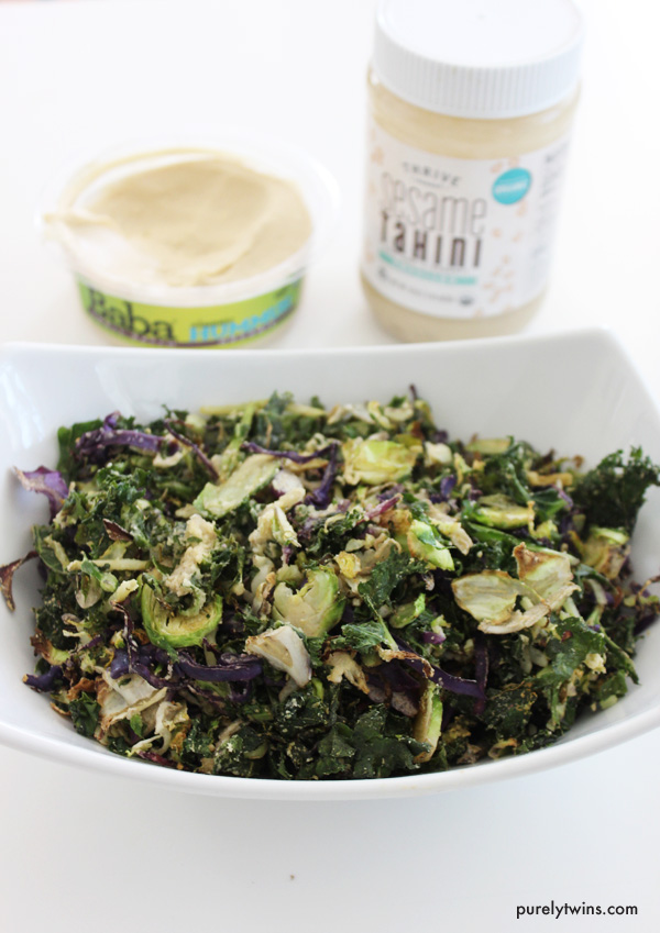 Move over Kale chips. Healthy veggie dinner idea. Get excited friends of these cruciferous hummus crunch chips recipe. Seriously the best, so flavorful, light and crunchy. Made from just a few ingredients and bakes up quickly. Perfect recipe for a simple side dish or top with your favorite meat of choice for a nice simple meal. 