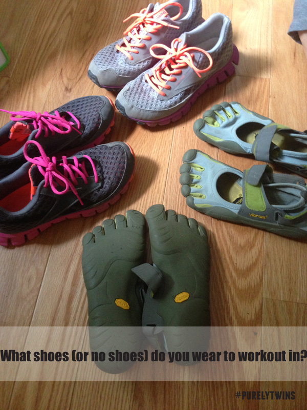 how do we pick what shoes or no shoes to workout in
