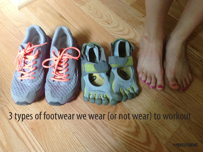 how do we pick what shoes or no shoes to workout in