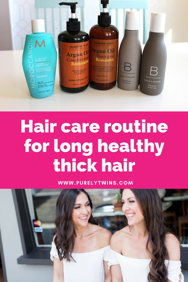 hair care routine long healthy thickhair
